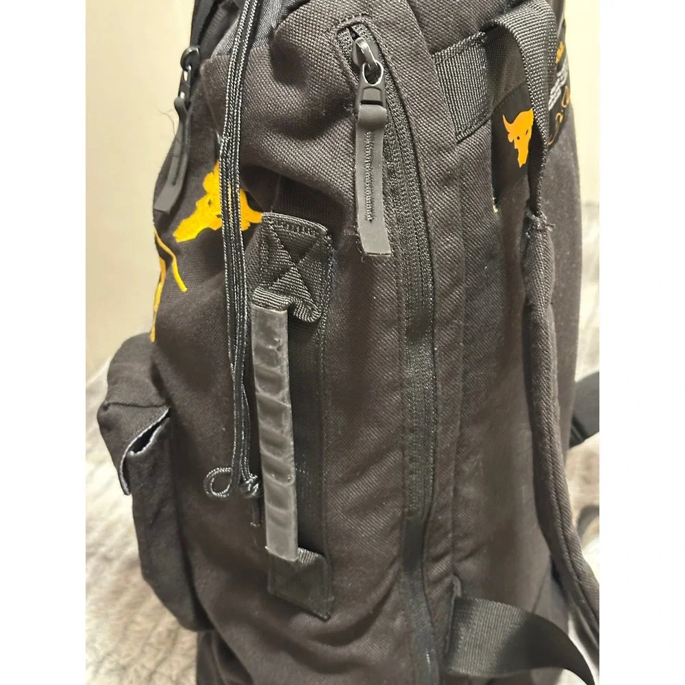 Under Armour Project Rock Bag Backpack Black/Yellow
